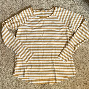 Striped Long Sleeve Sweater Top